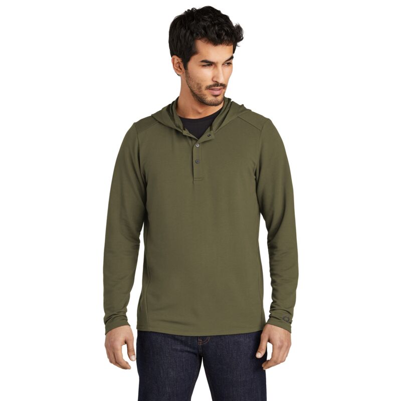 Luuma Flex Hooded Henley Thumbnail