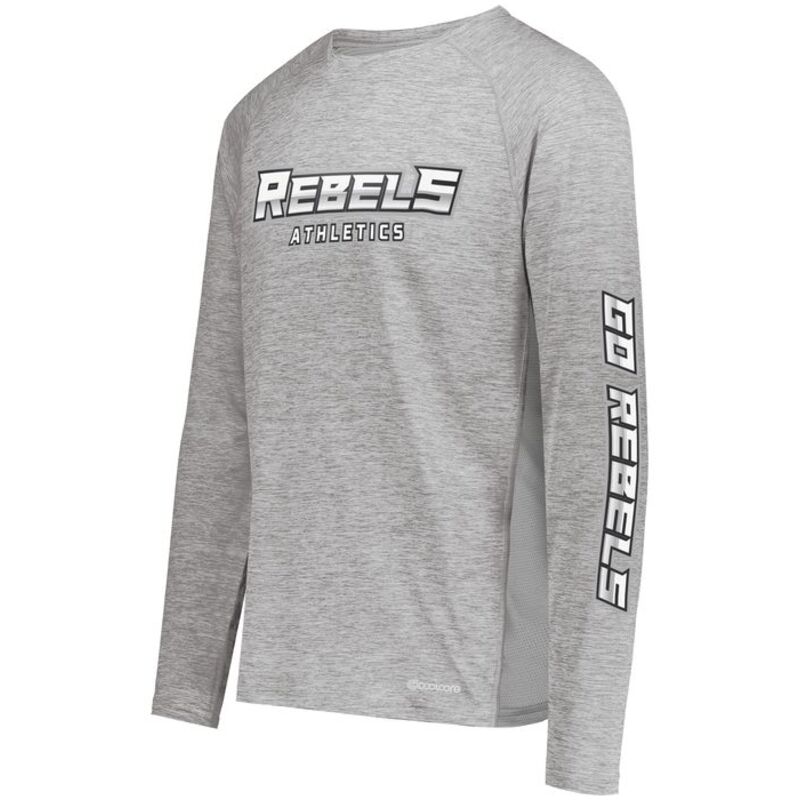 Youth Electrify Long Sleeve Tee Powered by Coolcore(r) Thumbnail