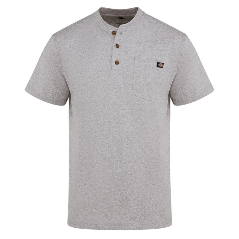Men's Tall Heavyweight Traditional Short Sleeve Henley Thumbnail