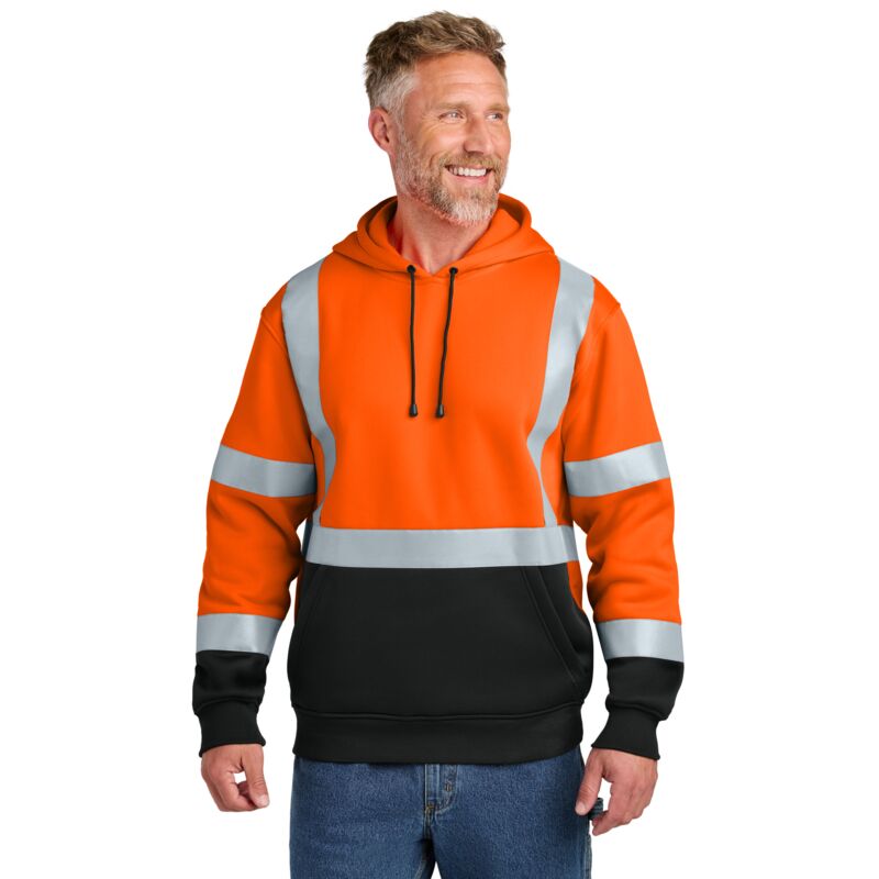 Ansi 107 Class 3 Heavy Duty Fleece Pullover Hoodie Thumbnail