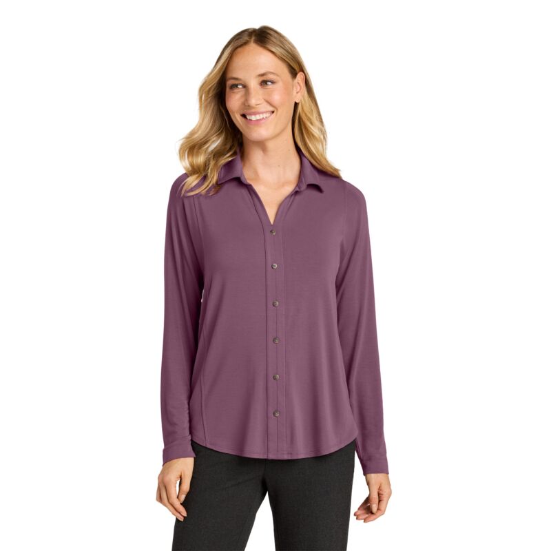 Women's Luxe Knit Button Tunic Thumbnail