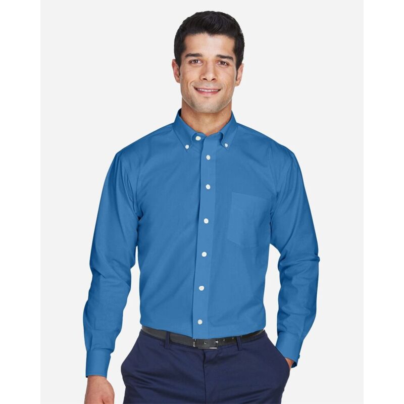 Men's Crown Collection® Oxford Woven Dress Shirt Thumbnail