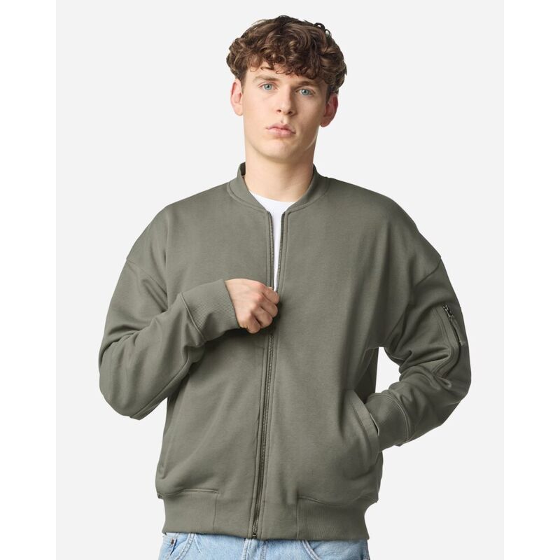Unisex French Terry Bomber Jacket Thumbnail