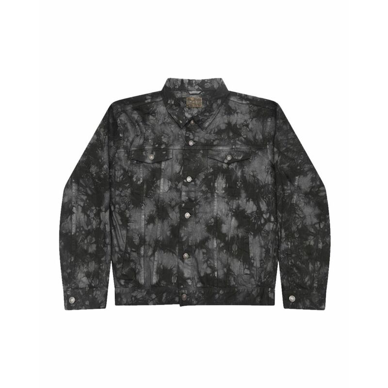 Unisex Tie-Dyed Denim Jacket Thumbnail