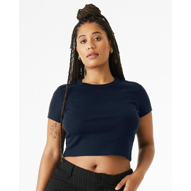 Women's Micro Rib Baby Tee Thumbnail