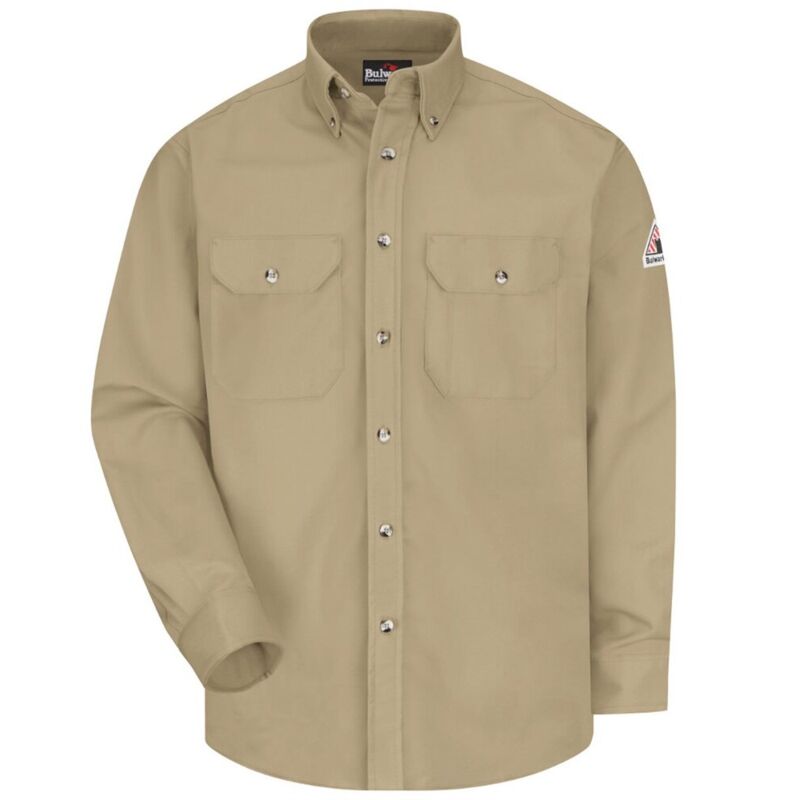Men's Tall Dress Uniform Shirt - Excel FR ComforTouch - 7 oz. Thumbnail