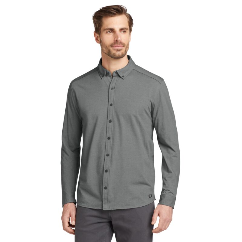 Code Stretch Long Sleeve Button Up Thumbnail