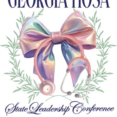 2025 GA HOSA Ribbon BLUE Text Thumbnail